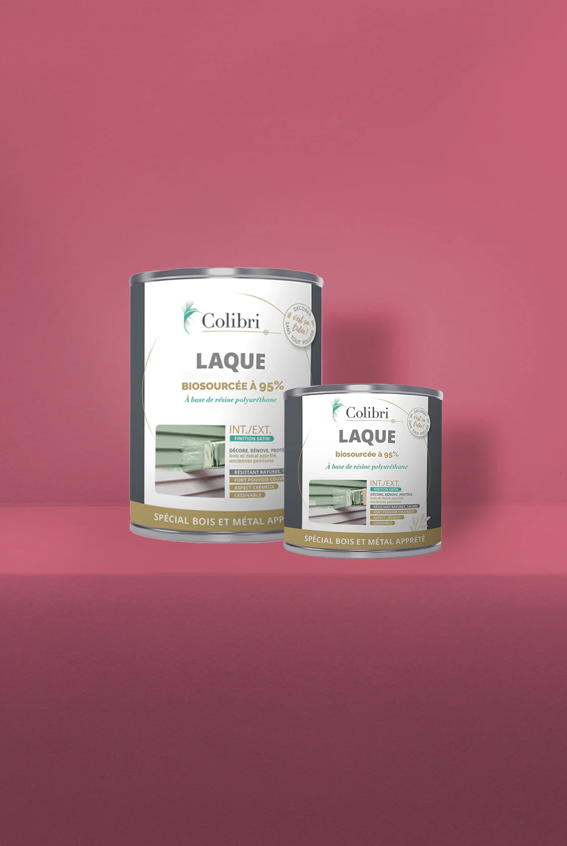 Bavarois - Laque biosourcée bois et métal - Image 2