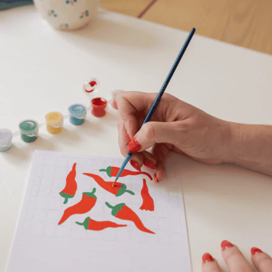 Dolce vita - Coffret peinture au numéro Salut Irène - Image 4