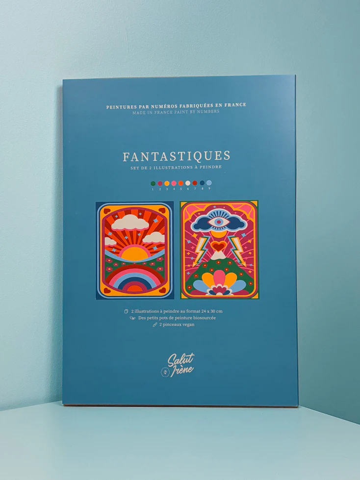 Fantastiques - Coffret peinture au numéro Salut Irène