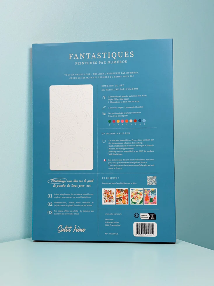 Fantastiques - Coffret peinture au numéro Salut Irène - Image 3