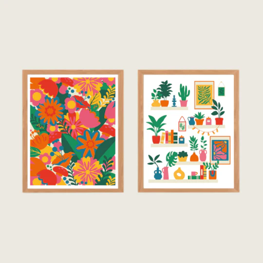 Jardins- Coffret peinture au numéro Salut Irène - Image 2