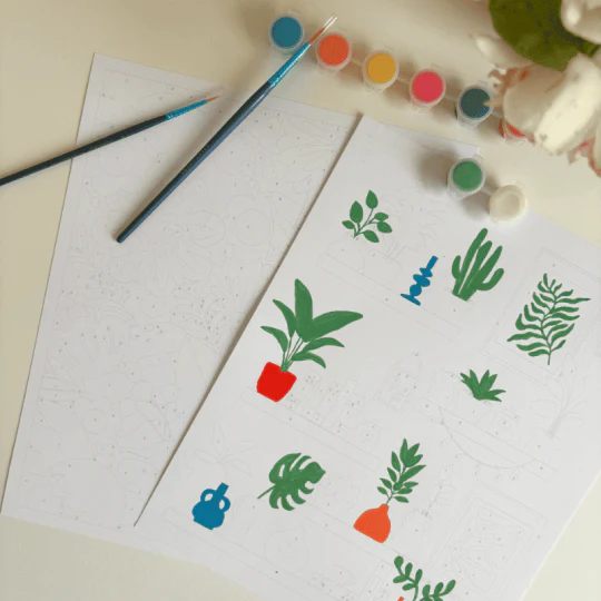 Jardins- Coffret peinture au numéro Salut Irène - Image 5