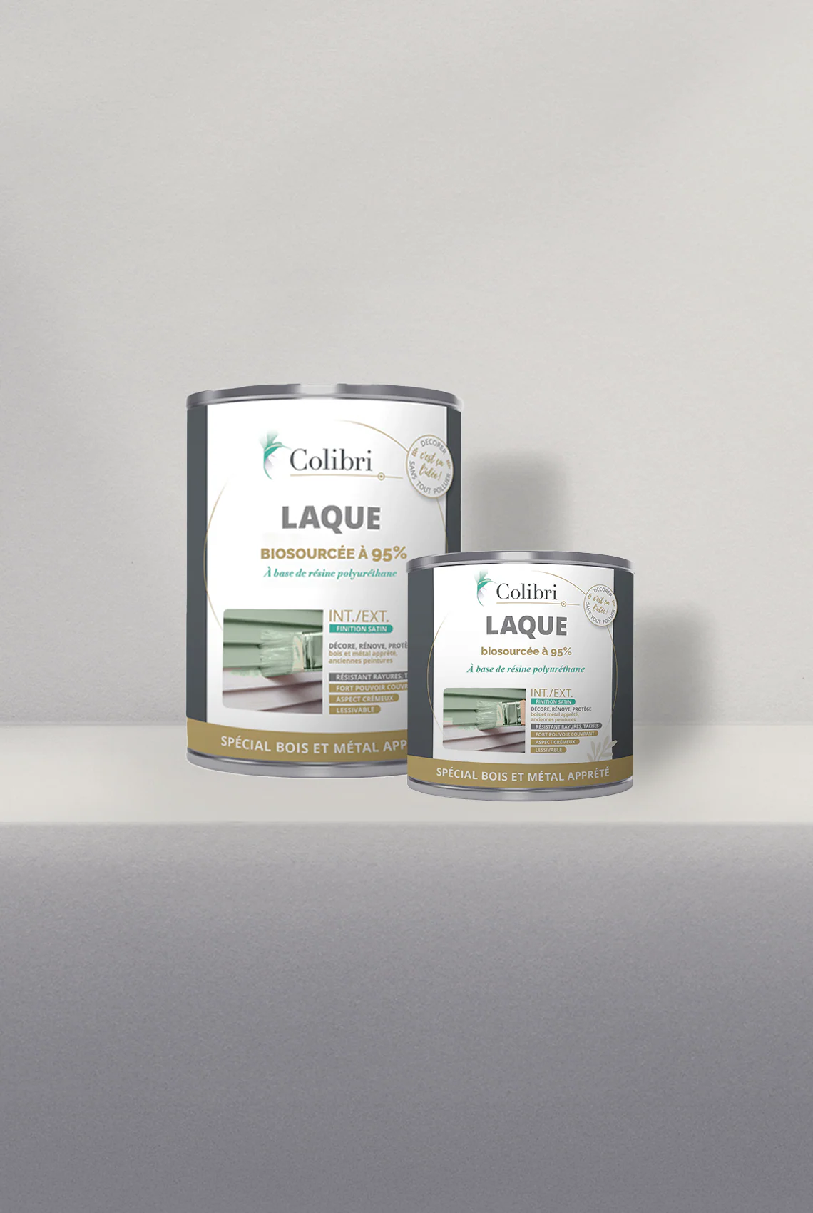 Kaolin - Laque biosourcée bois et métal - Image 2
