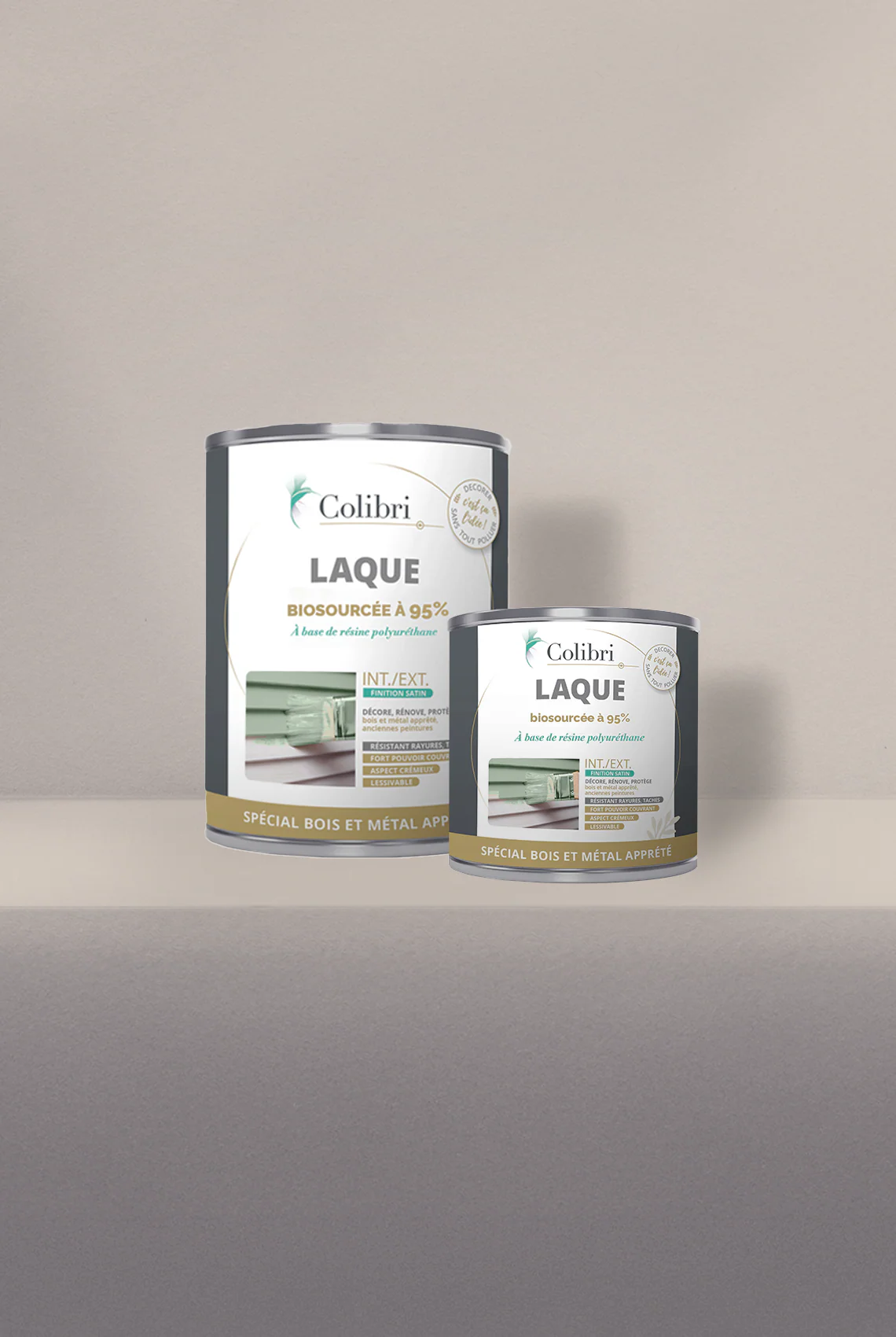 Louvet - Laque biosourcée bois et métal - Image 2