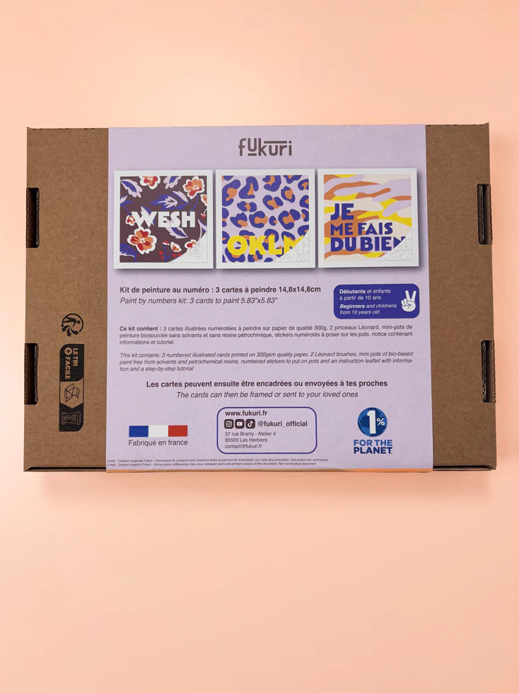 Messages - Coffret de peinture au numéro par Fukuri - Image 3