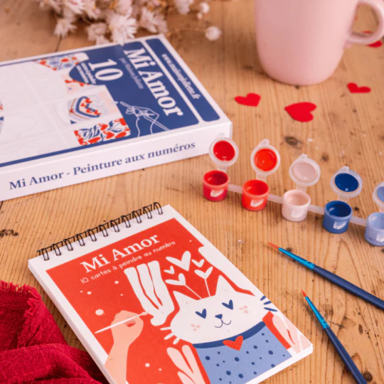 Mi amor - Coffret peinture au numéro Maison Joliette - Image 2