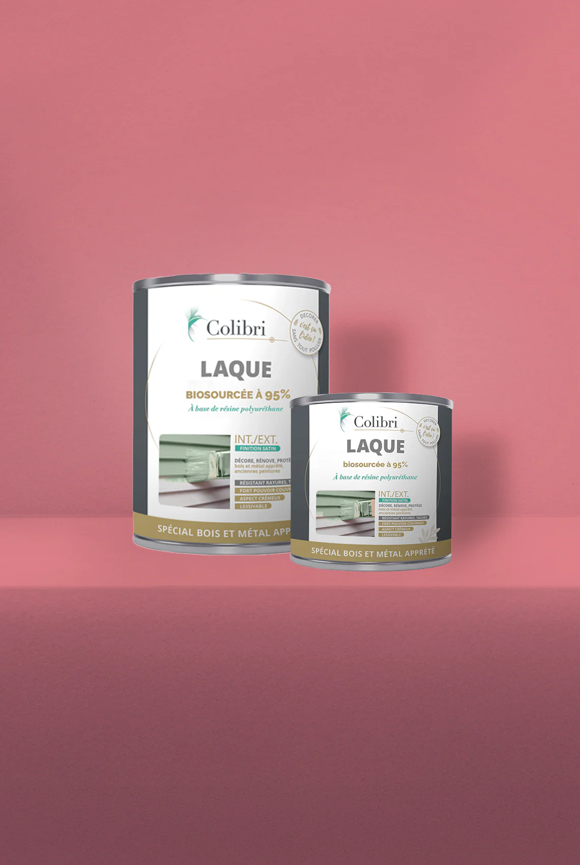 Papillotte - Laque biosourcée bois et métal - Image 2