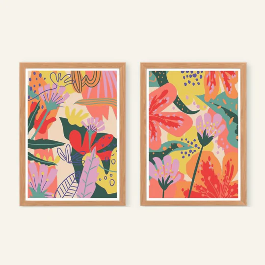 Promenade rouge - Coffret peinture au numéro Salut Irène - Image 2