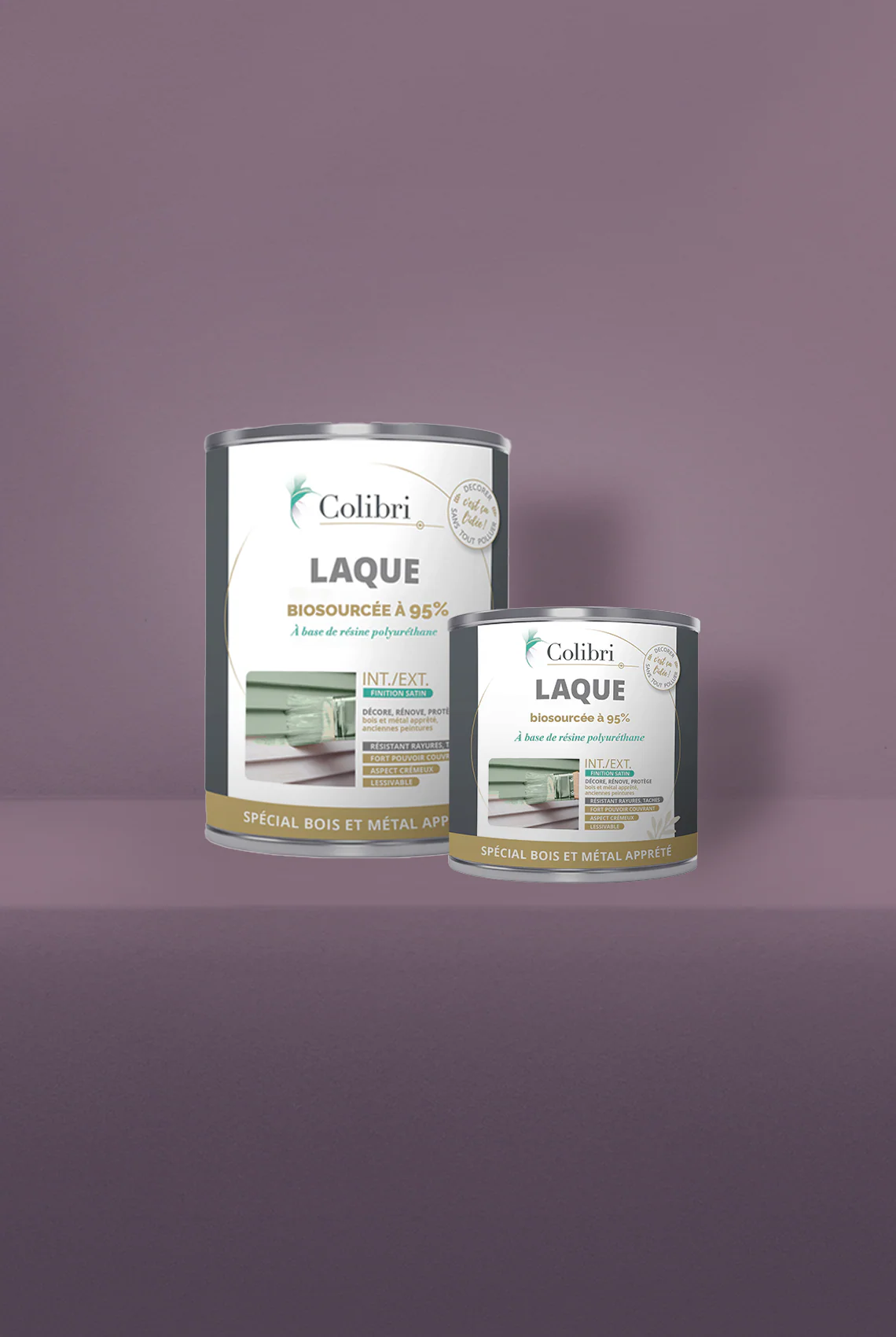 Renoncule - Laque biosourcée bois et métal - Image 2