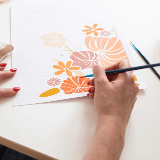 Sérénité - Coffret peinture au numéro Salut Irène - Image 4