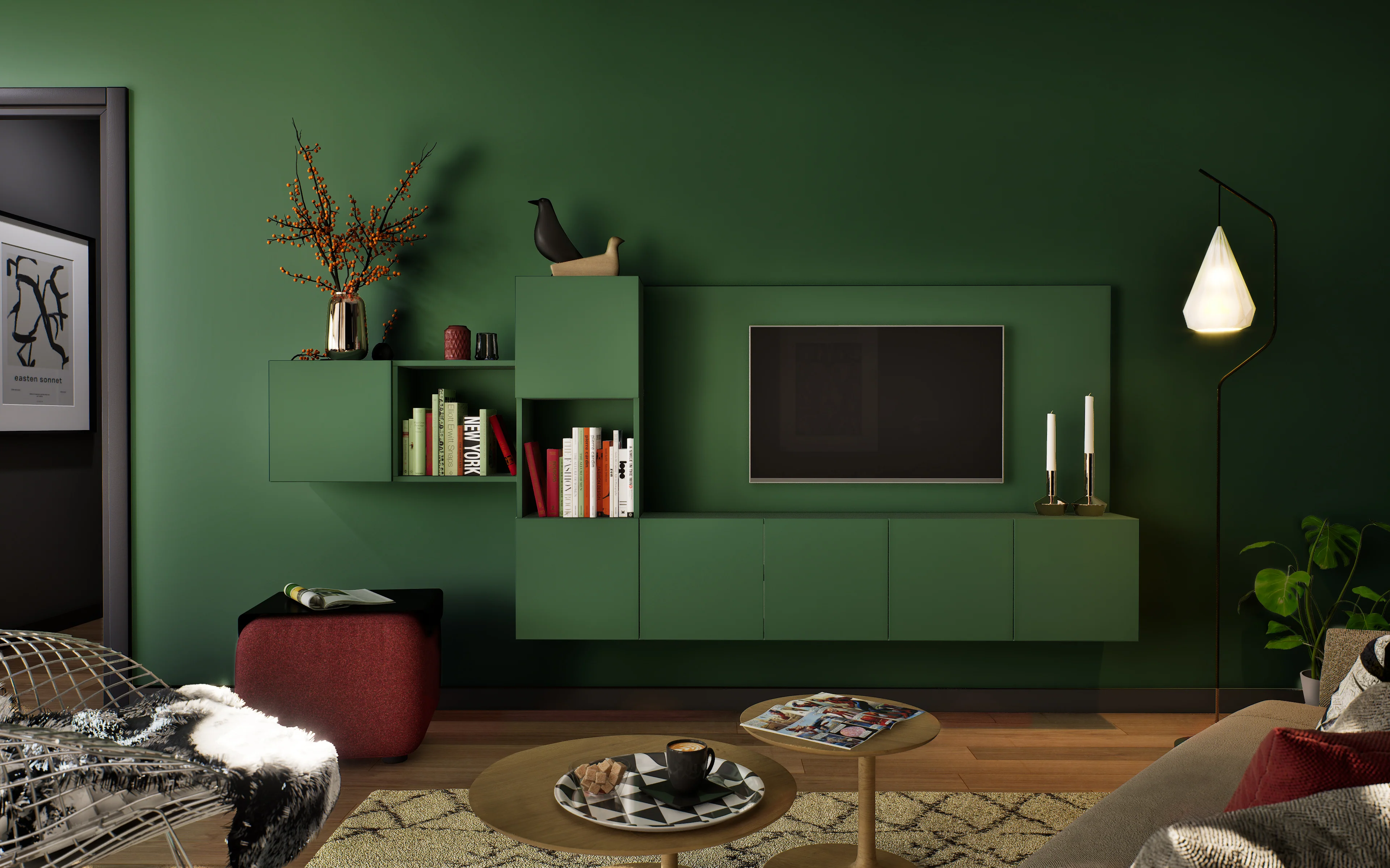 Schmidt Forest Green - Peinture biosourcée murs et plafonds - Image 3